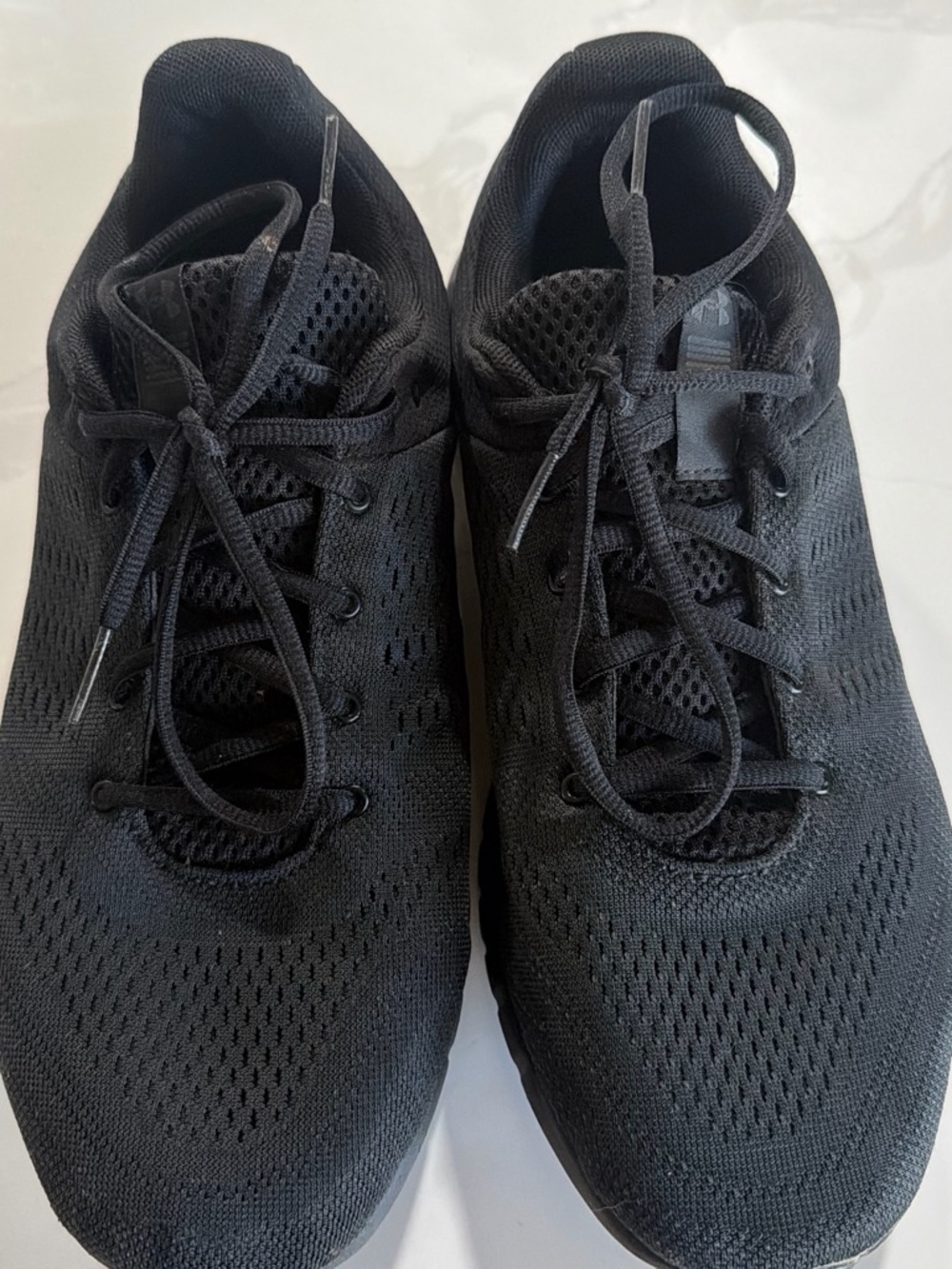 Under Armour Men's Black Mesh Athletic Trainers